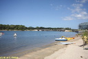 Quartier et pont ondule de la Barra