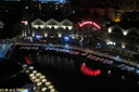 Singapour vue  du Novotel de Clarke Quay